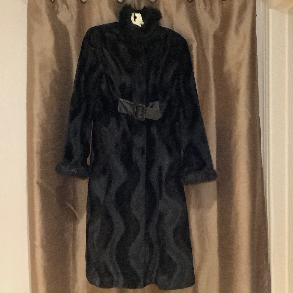 Long Black Formal Coat 8P